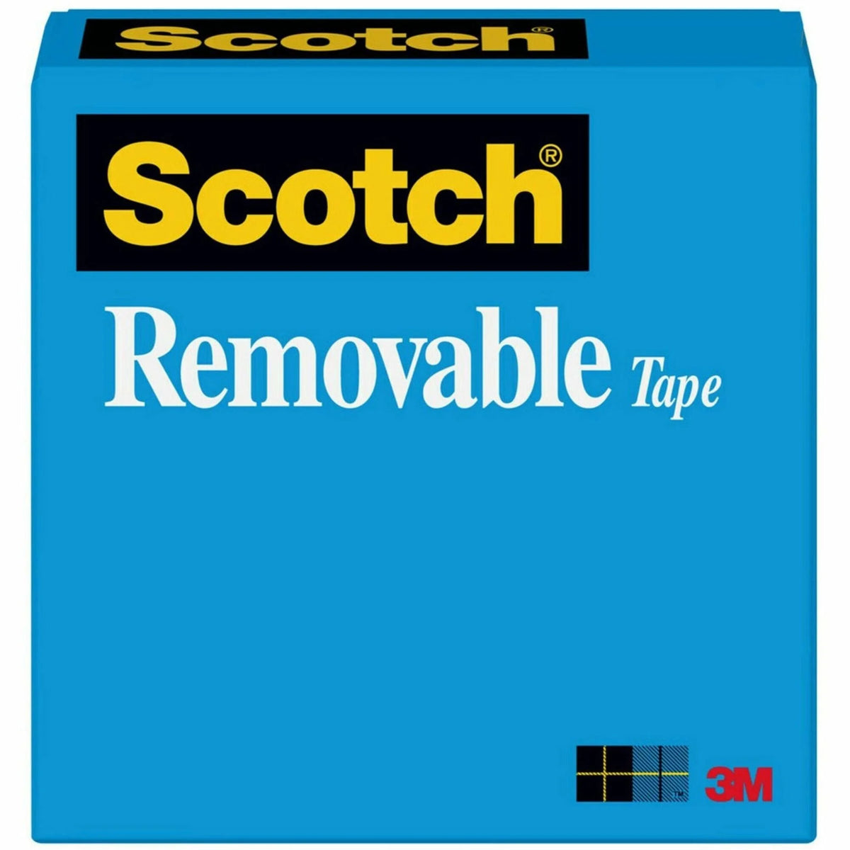 Scotch Removable Magic Tape Roll - 36 yd Length x 0.75’’ Width - 1’’ Core - Matte - Clear - Split Resistant Tear