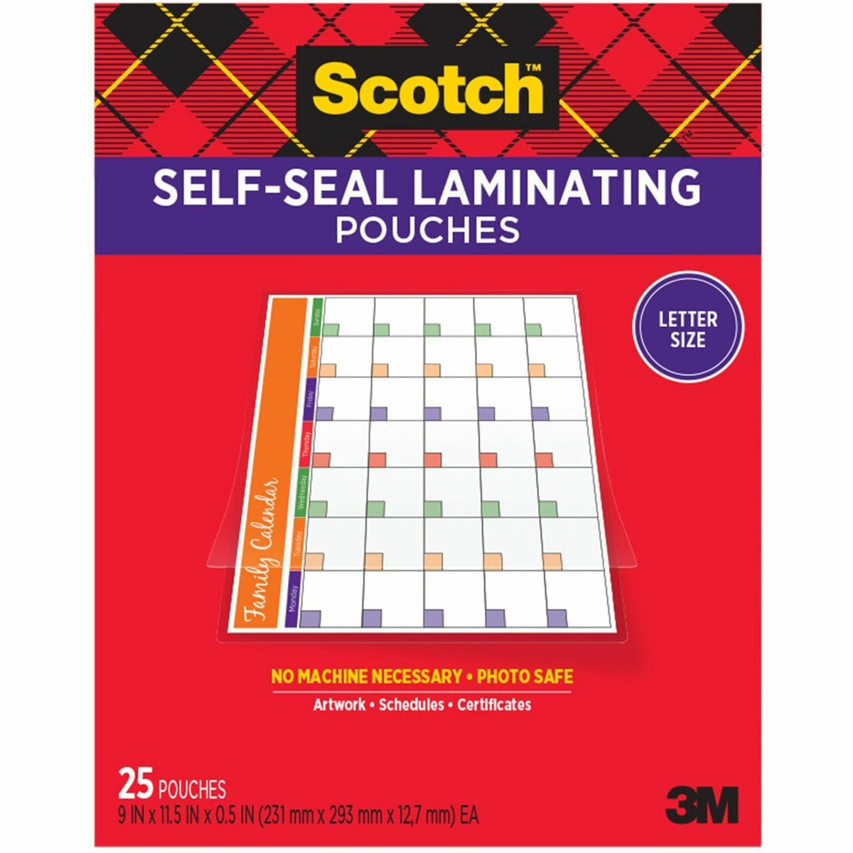 Scotch Self-Seal Laminating Pouches - 2000