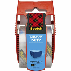 Scotch Super-Strength Packaging Tape: Clear Moisture-Resistant - 22.20 yd Length - 1 Roll - Packing Tape & Dispensers