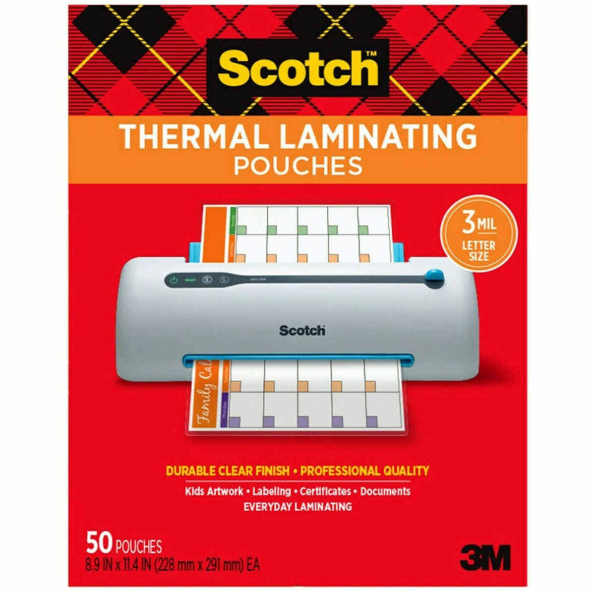 Scotch Thermal Laminating Pouches - 2000