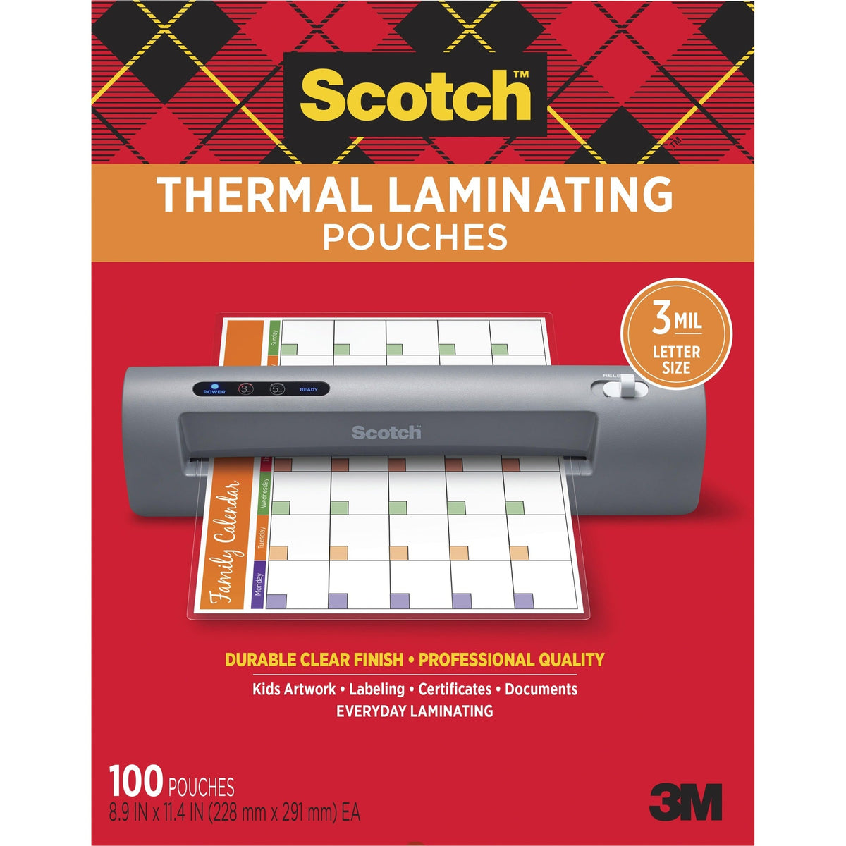 Scotch Thermal Laminating Pouches - 2000