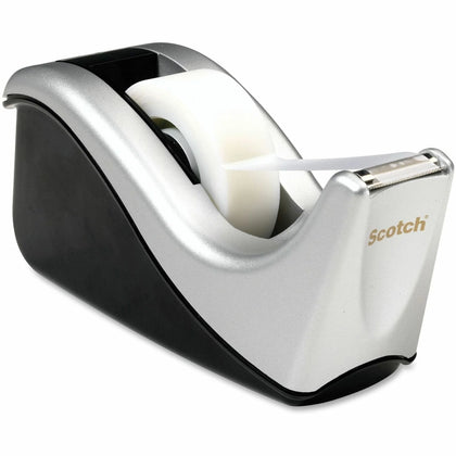 Scotch Two-tone Desktop Tape Dispenser - Refillable Non-skid Base - Dispensers