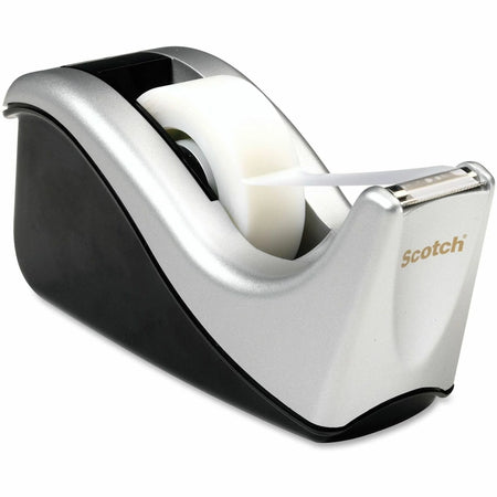 Scotch Two-tone Desktop Tape Dispenser - Refillable Non-skid Base - Dispensers