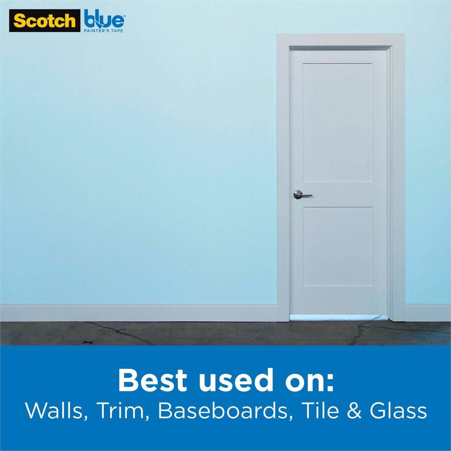 ScotchBlue Multi-Surface Painter’s Tape - 60 yd Length x 0.94’’ Width - Blue - 1 Roll - Masking