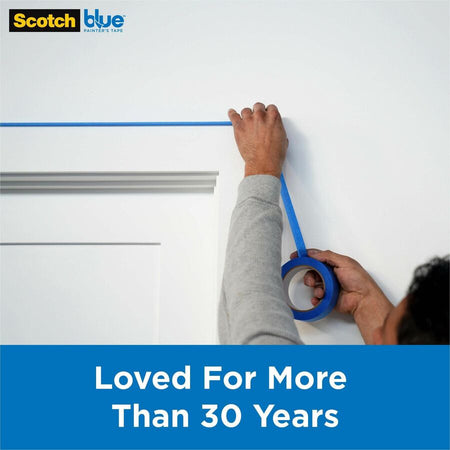 ScotchBlue Multi-Surface Painter’s Tape - 60 yd Length x 0.94’’ Width - Blue - 1 Roll - Masking
