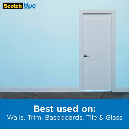 ScotchBlue Multi-Surface Painter’s Tape - 60 yd Length x 0.94’’ Width - Blue - 1 Roll - Masking