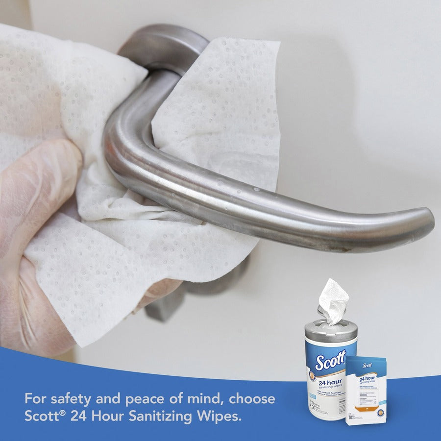 Scott 24 Hour Sanitizing Wipes - Alternate-Image1