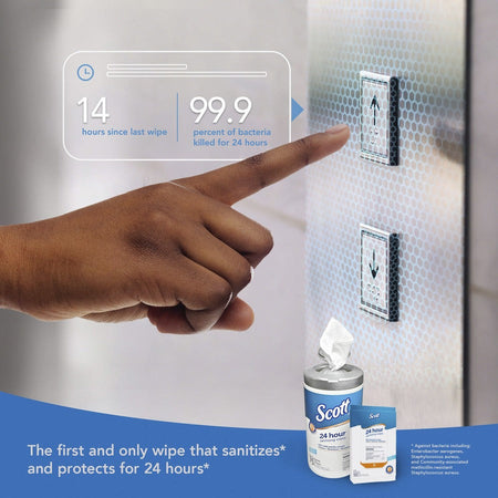 Scott 24 Hour Sanitizing Wipes - Alternate-Image2