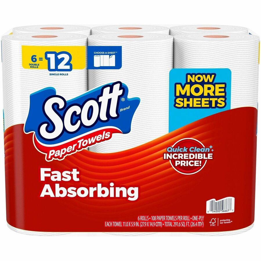 Scott Choose-A-Sheet Paper Towels - Front