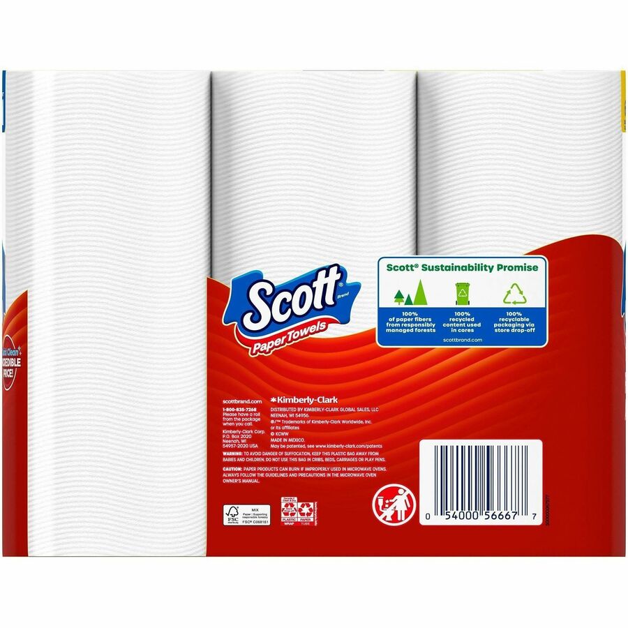 Scott Choose-A-Sheet Paper Towels - Rear