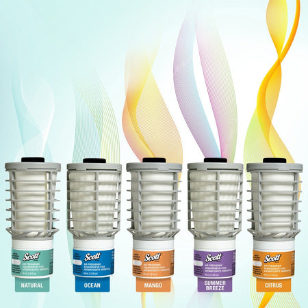 Scott Continuous Freshener System Refill - Mango - 60 Day - 6 / Carton - Air Fresheners