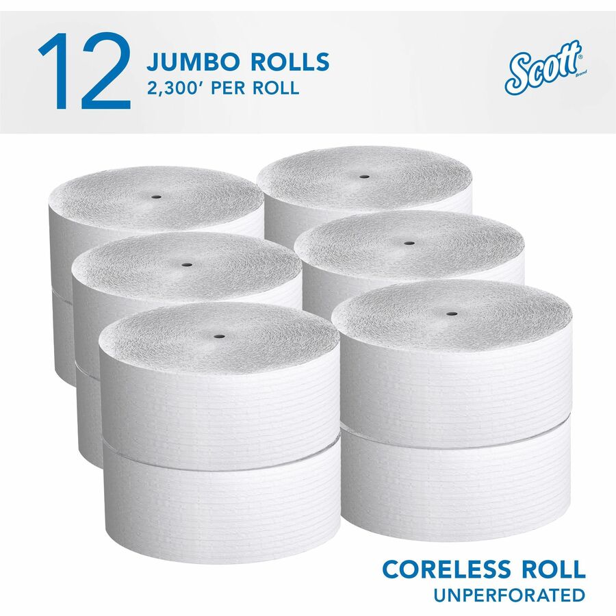 Scott Coreless High-Capacity Jumbo Roll Toilet Paper - Alternate-Image10