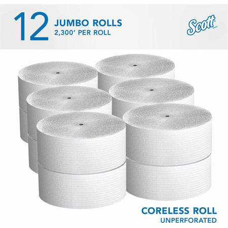 Scott Coreless High-Capacity Jumbo Roll Toilet Paper - Alternate-Image10