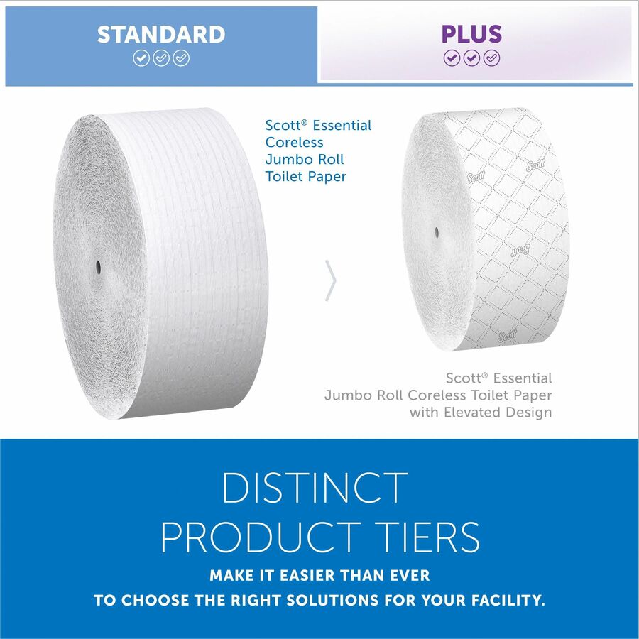 Scott Coreless High-Capacity Jumbo Roll Toilet Paper - Alternate-Image9