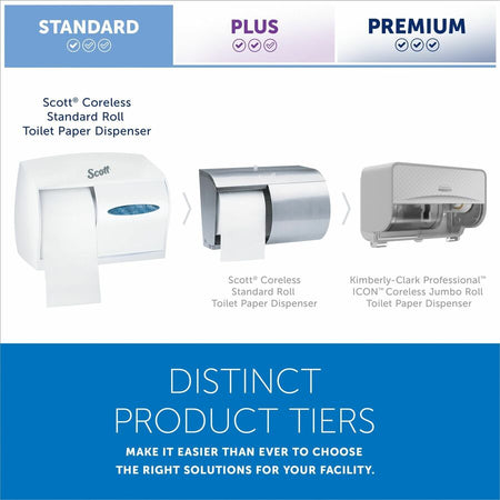 Scott Coreless Standard Roll Toilet Paper Dispenser - Top