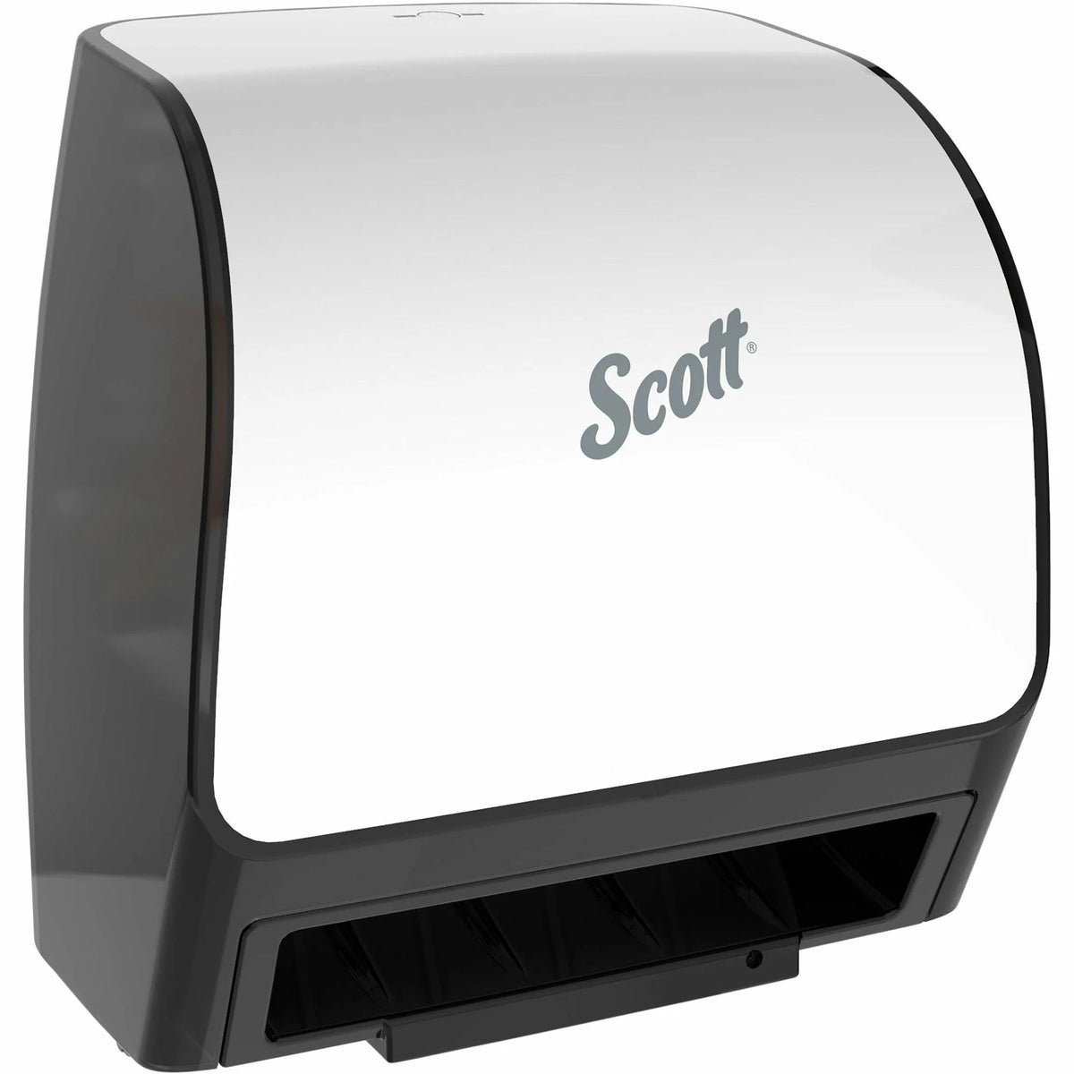 Scott Electric Towel Dispenser: Touchless Hygienic & Compact - White Plastic - Wall Mountable - Keyless Entry - Paper