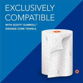 Scott Electric Towel Dispenser: Touchless Hygienic & Compact - White Plastic - Wall Mountable - Keyless Entry - Paper