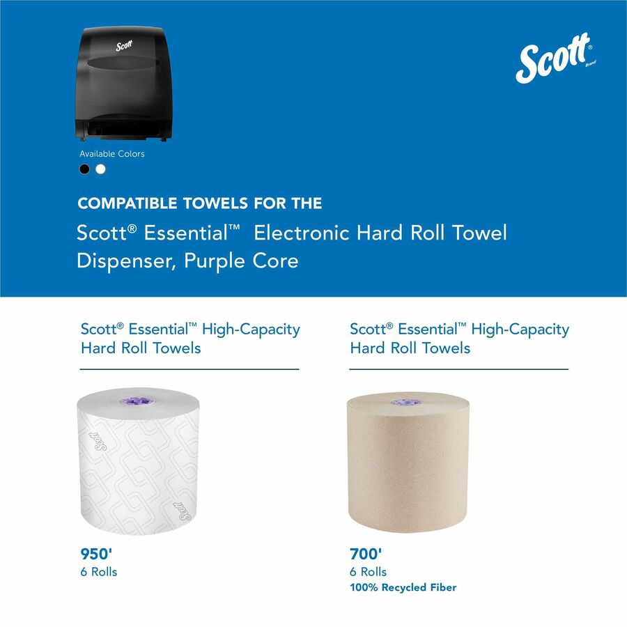 Scott Essential Automatic Hard Roll Towel Dispenser - Front
