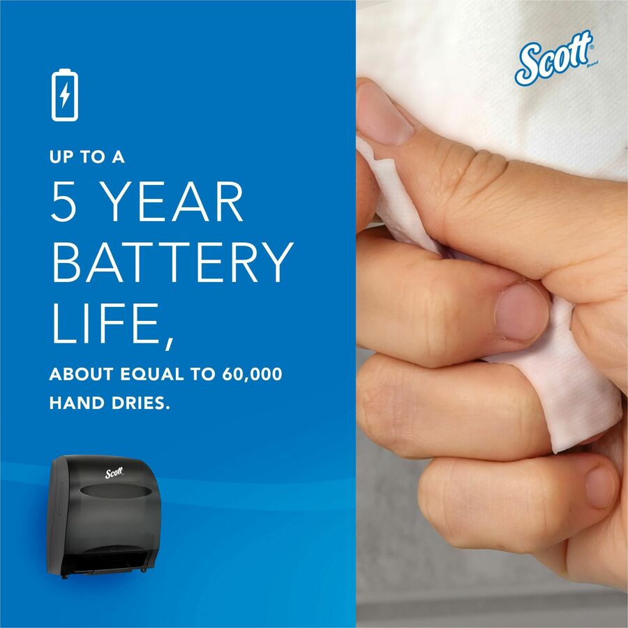 Scott Essential Automatic Hard Roll Towel Dispenser - Bottom