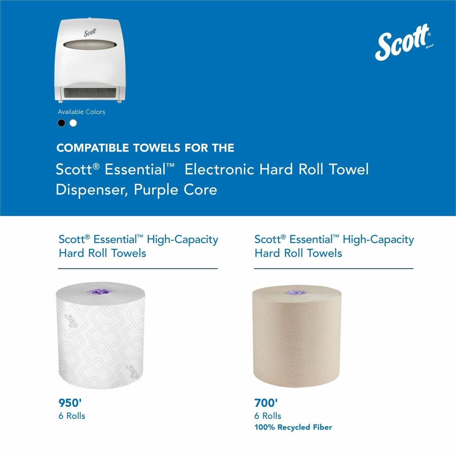 Scott Essential Automatic Hard Roll Towel Dispenser - Front