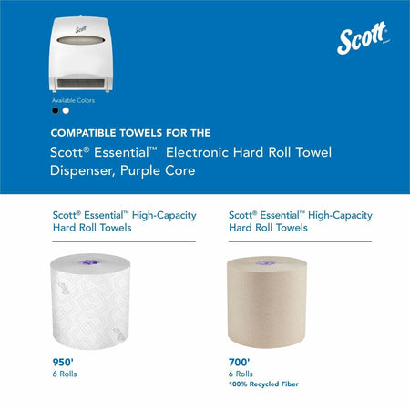 Scott Essential Automatic Hard Roll Towel Dispenser - Front