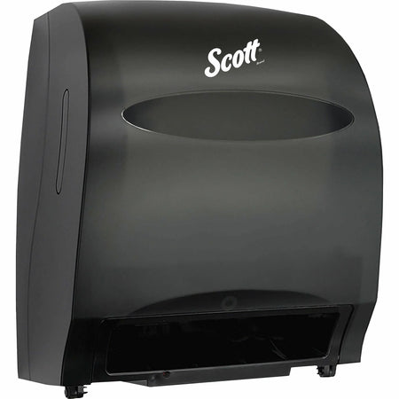 Scott Essential Automatic Hard Roll Towel Dispenser - Touchless Durable Black - Paper Dispensers