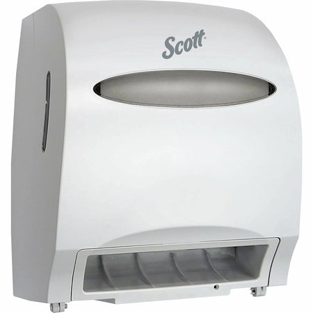 Scott Essential Automatic Hard Roll Towel Dispenser - Touchless Durable White - Paper Dispensers