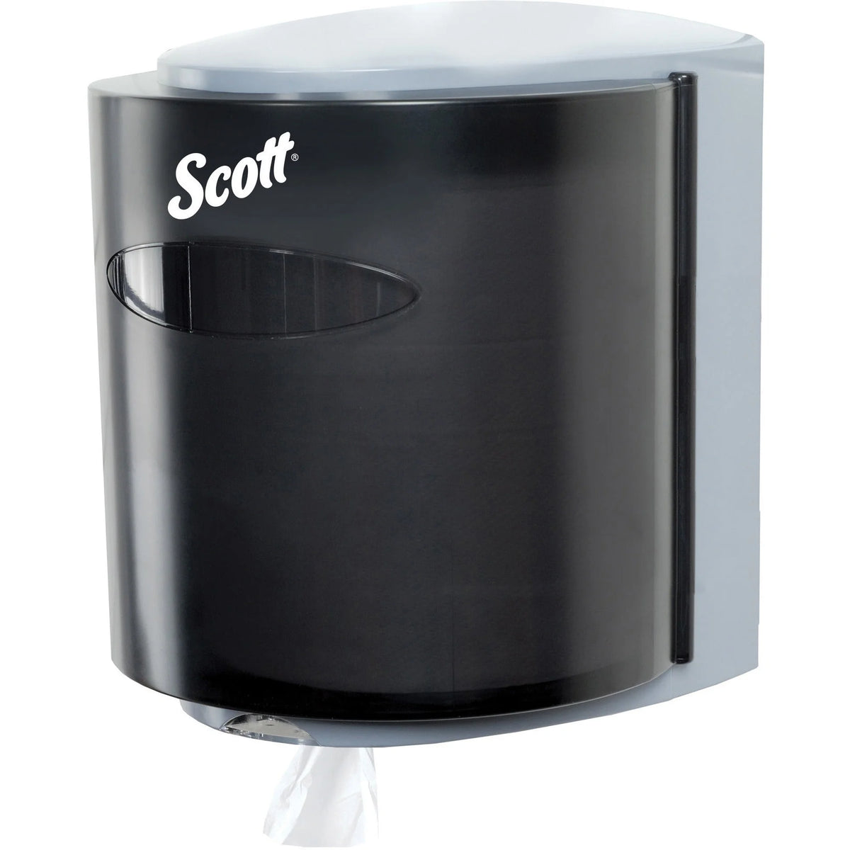 Scott Essential Center-Pull Towel Dispenser - Smoke Black - Lockable - Paper Dispensers