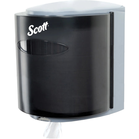 Scott Essential Center-Pull Towel Dispenser - Smoke Black - Lockable - Paper Dispensers