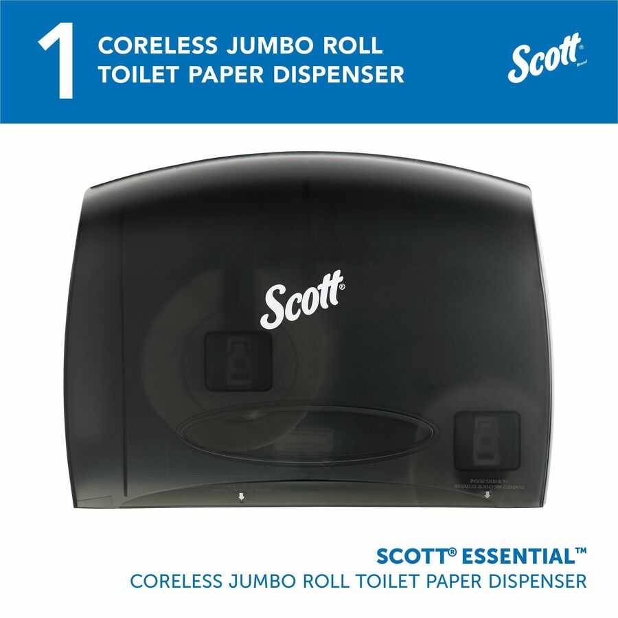 Scott Essential Coreless Jumbo Roll Toilet Paper Dispenser - Bottom