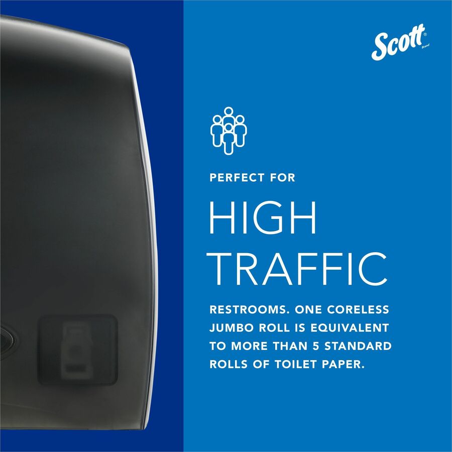 Scott Essential Coreless Jumbo Roll Toilet Paper Dispenser - Left