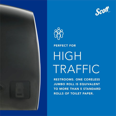 Scott Essential Coreless Jumbo Roll Toilet Paper Dispenser - Left