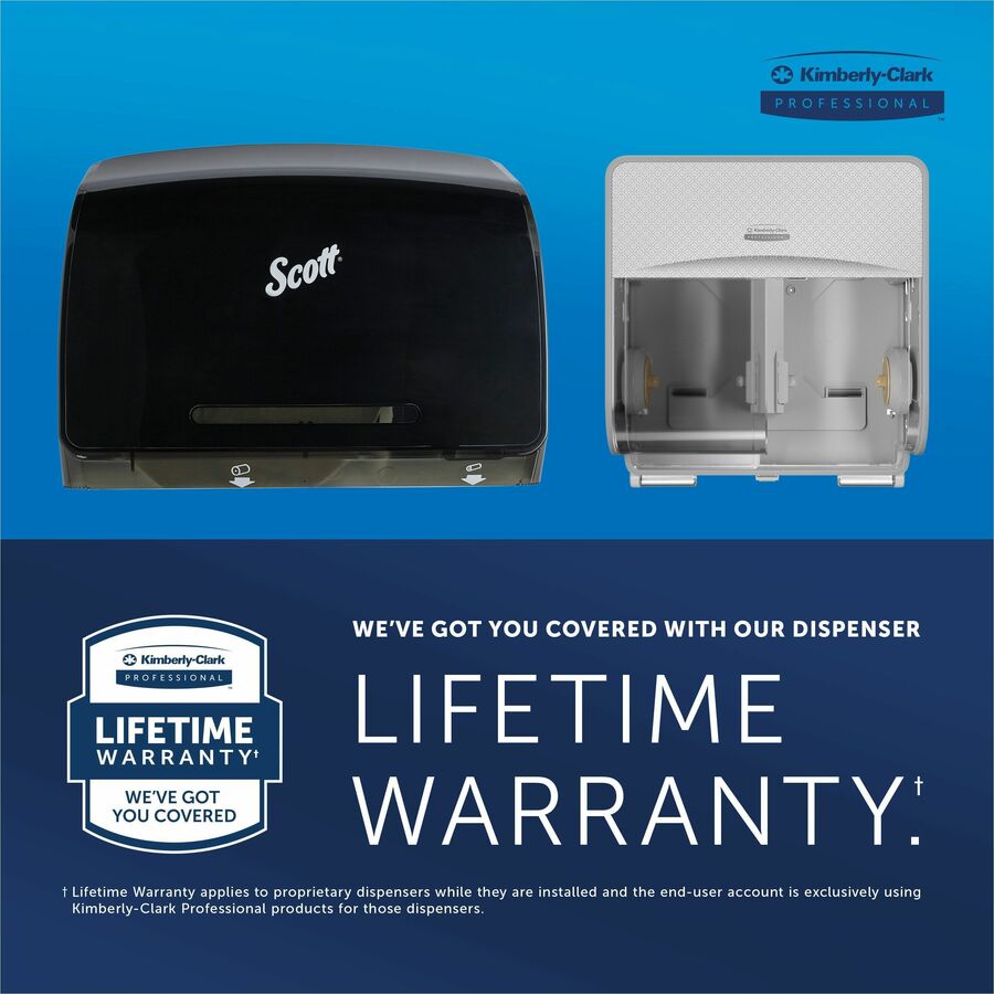 Scott Essential Coreless Jumbo Roll Toilet Paper Dispenser - Top
