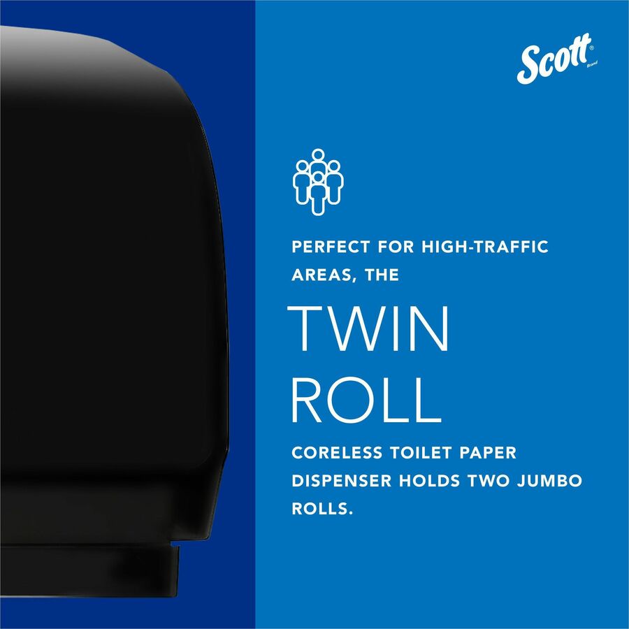 Scott Essential Coreless Jumbo Roll Toilet Paper Dispenser - Left