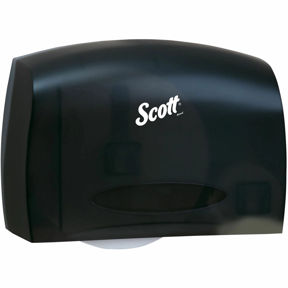 Scott Essential Coreless Jumbo Roll Toilet Paper Dispenser - Durable Black Plastic - Bathroom Tissue Dispensers