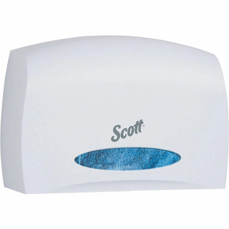 Scott Essential Coreless Jumbo Roll Toilet Paper Dispenser - 9.8’’ Height x 14.3’’ Width 6’’ Depth - White - Bathroom