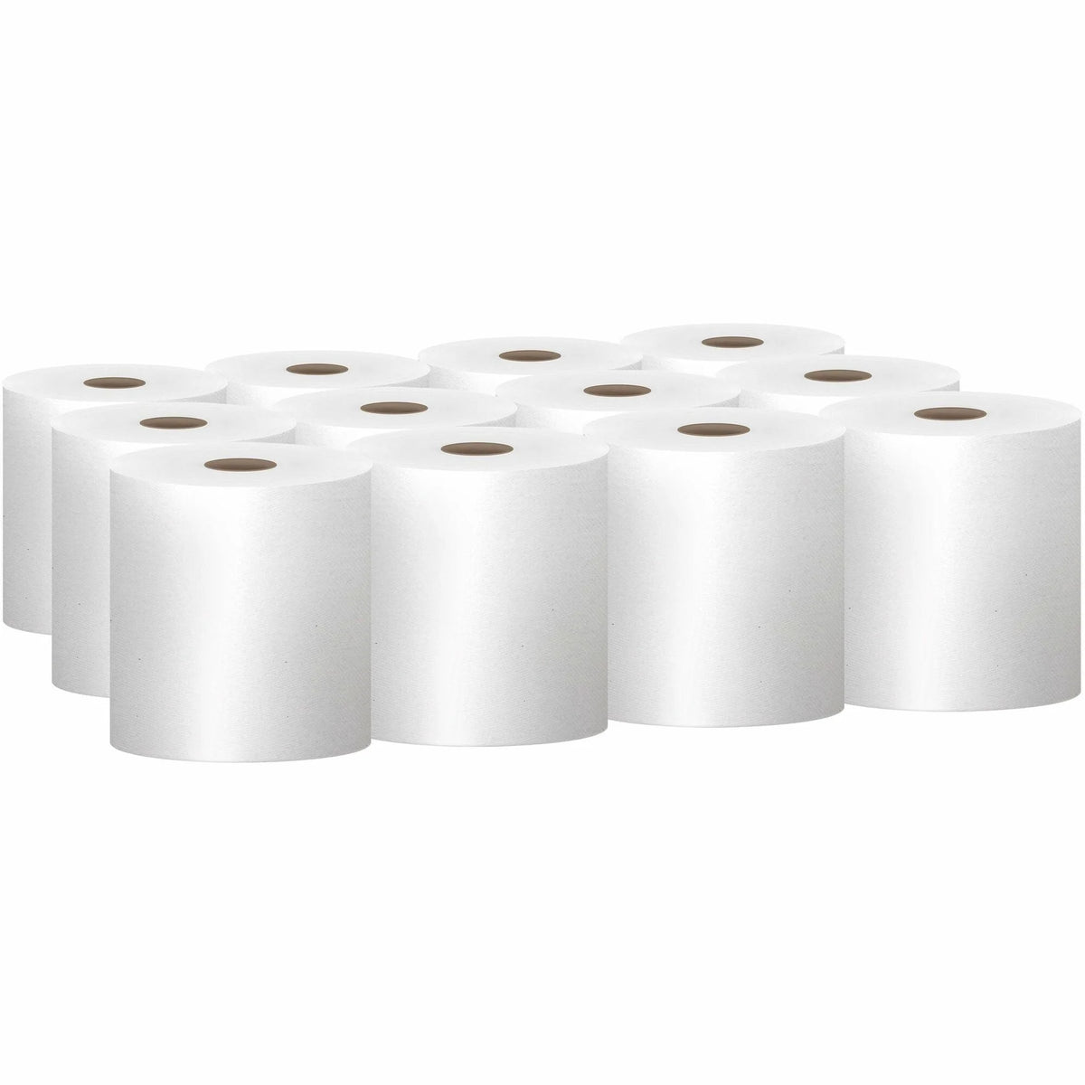 Scott Essential Hard Roll Towels - Absorbent 1-Ply 800ft - White - 12/Carton - Paper