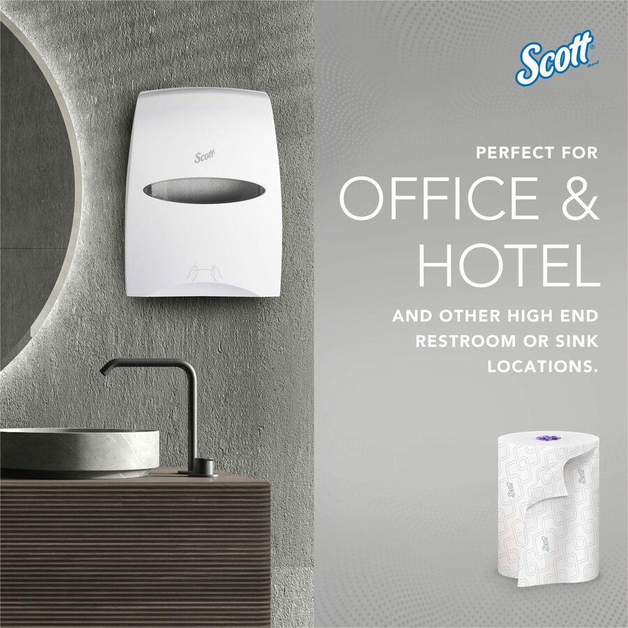 Scott Essential High Capacity Hard Roll Paper Towels with Absorbency Pockets - Bottom