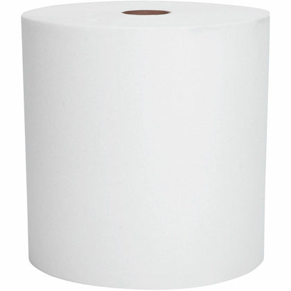 Scott Essential High-Capacity Hard Roll Towels - 1 Ply - 8’’ x 950 ft - White - 6/Carton - Paper
