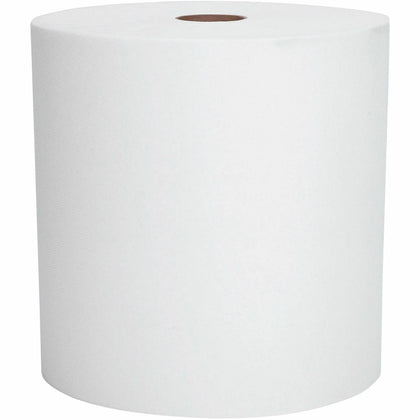 Scott Essential High-Capacity Hard Roll Towels - 1 Ply - 8’’ x 950 ft - White - 6/Carton - Paper