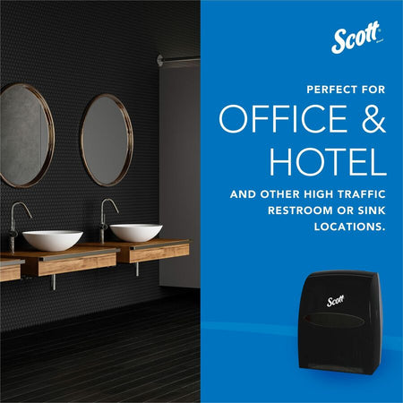 Scott Essential Manual Hard Towel Dispenser - Rear