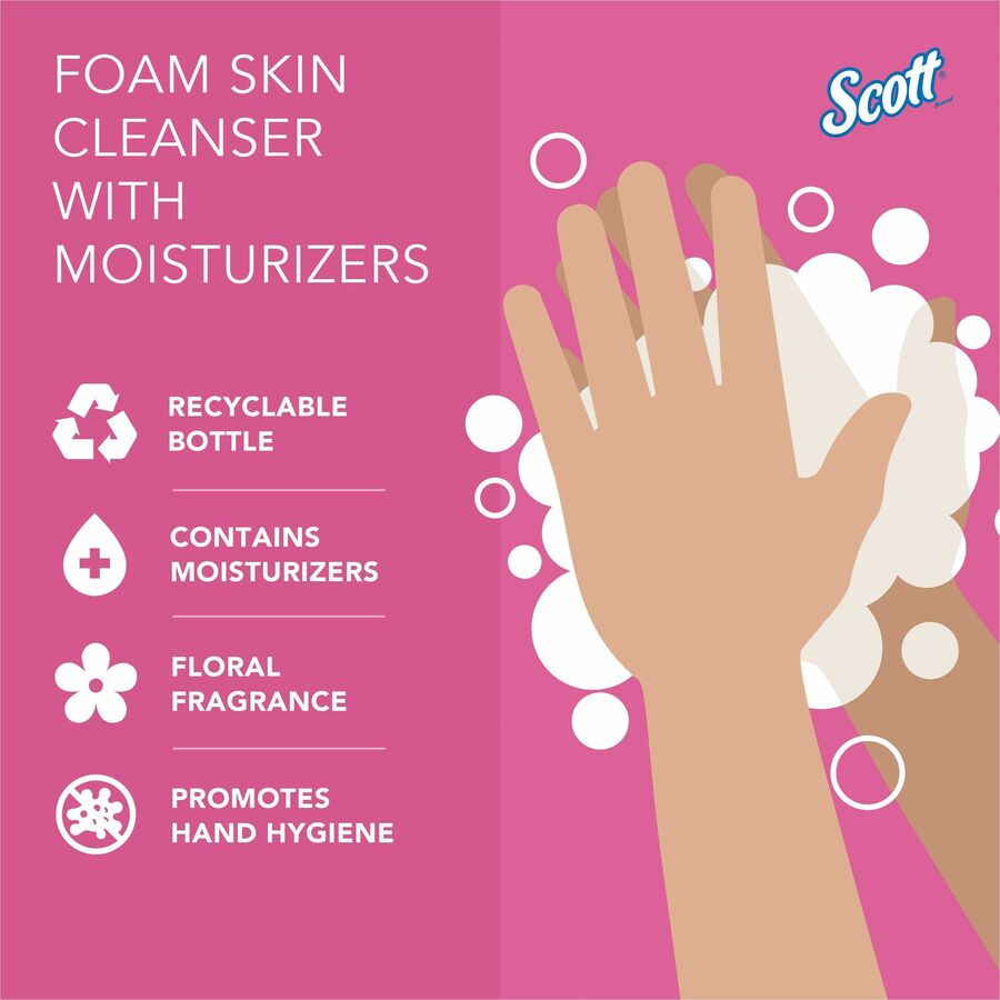 Scott Foam Hand Soap with Moisturizers - Bottom