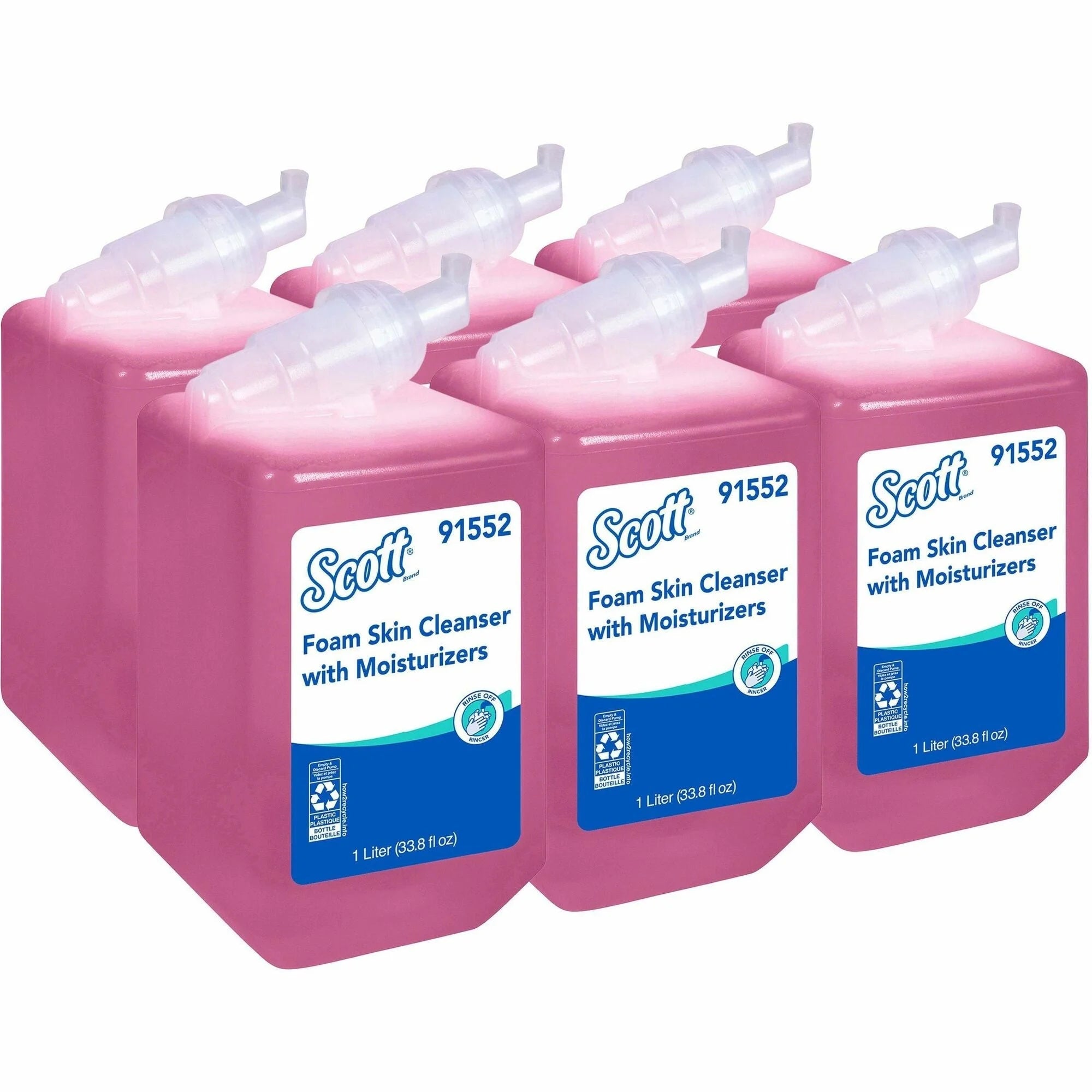 Scott Foam Skin Cleanser: Floral Scent Moisturizing Formula - 1.06 Quart - Hands-Free Dispenser - Germs Killer - Care