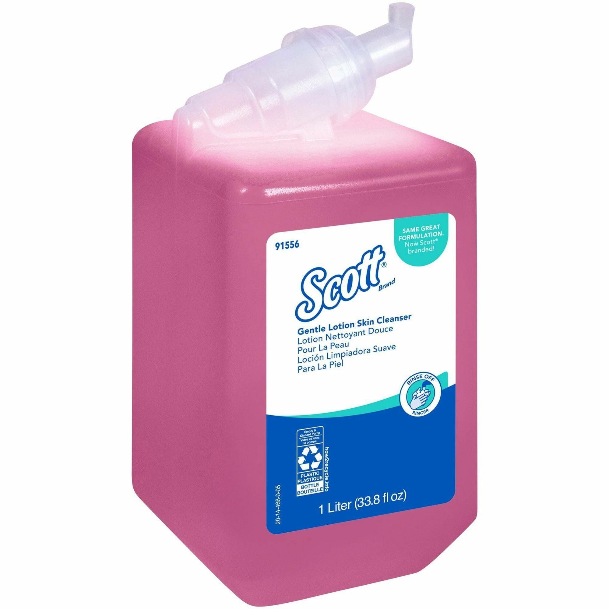 Scott Gentle Lotion Skin Cleanser - 1.06 Quart - pH Balanced Formula - Care Dispensers & Refills