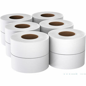 Scott High-Capacity Jumbo Roll Toilet Paper - 2 Ply - White - 12/Carton - Bathroom Tissue