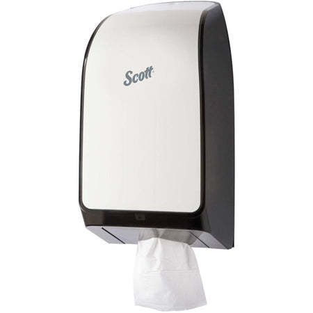 Scott Hygienic Bathroom Tissue Dispenser - 2 x Full Clip 1 Partial - 13.3’’ Height 7’’ Width 5.7’’ Depth - White