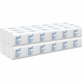 Scott Hygienic High-Capacity Folded Tissue - 2 Ply - White - 250 Sheets/Pack - Bathroom