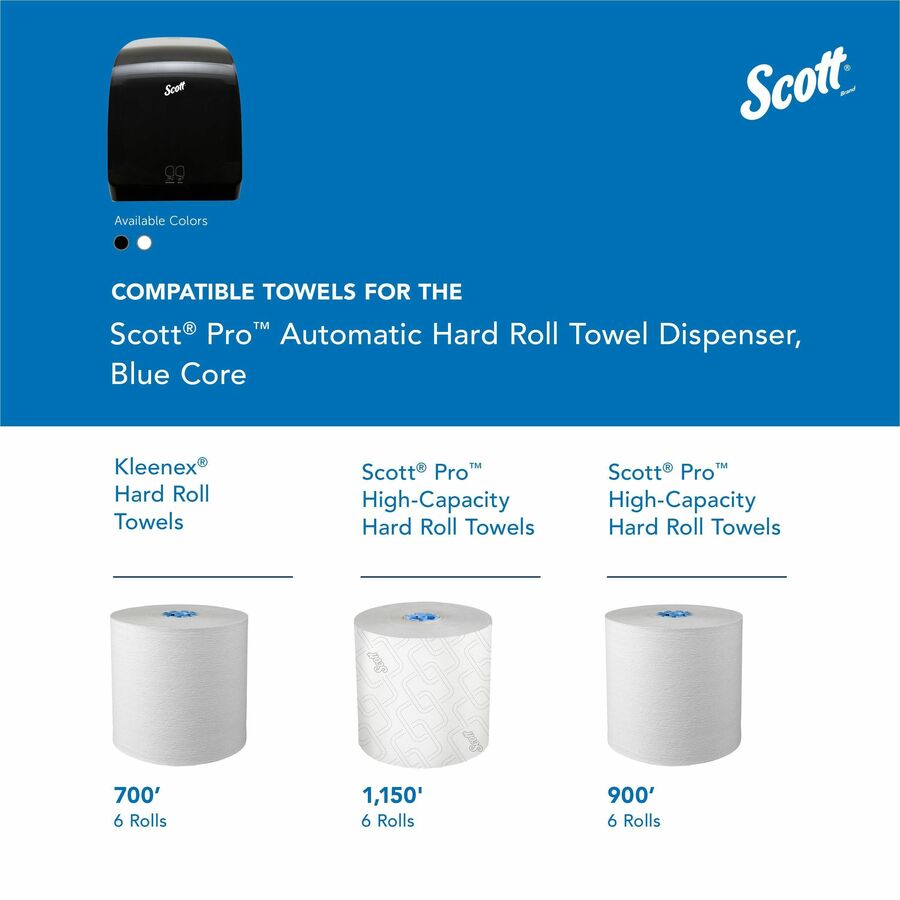 Scott Pro Automatic Hard Roll Towel Dispenser - Rear
