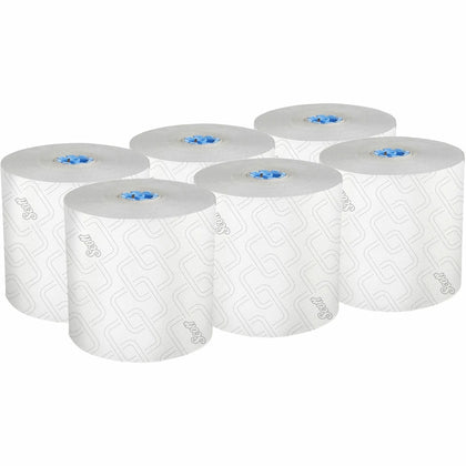 Scott Pro High-Capacity Hard Roll Towels - Enhanced Design with Absorbency Pockets - Paper