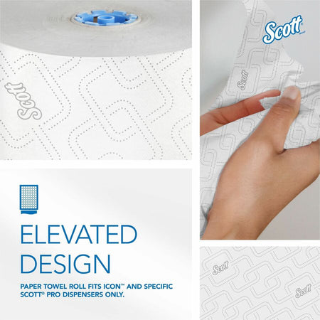 Scott Pro High-Capacity Hard Roll Towels with Elevated Design & Absorbency Pockets - Alternate-Image5